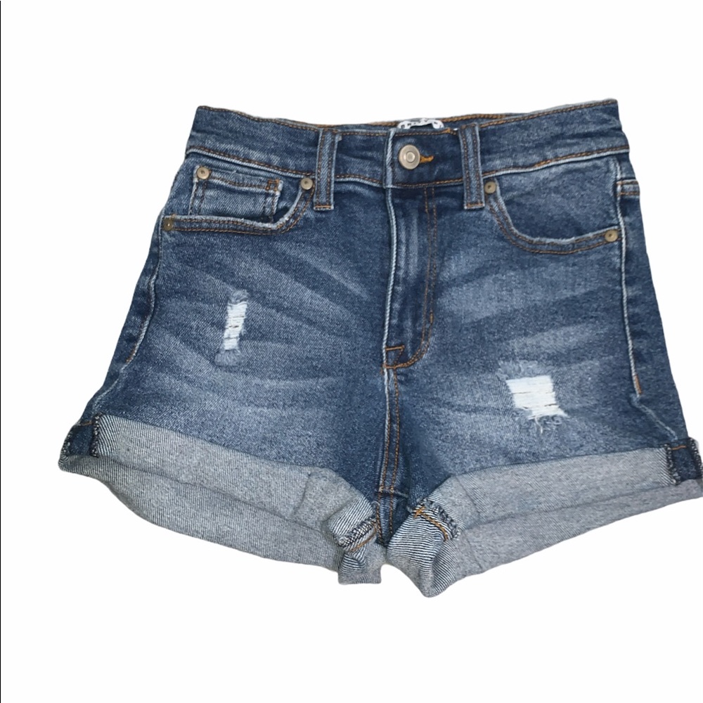 Denim jean shorts size 1 NWOT - Picture 2 of 2